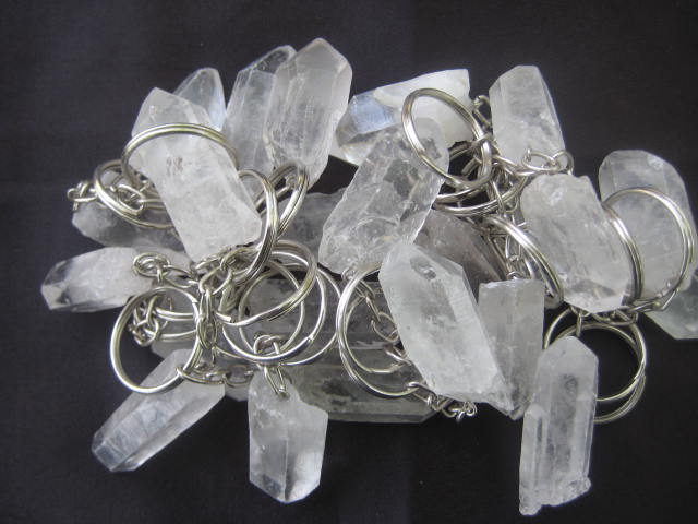 Quartz Crystal Keychain  2373